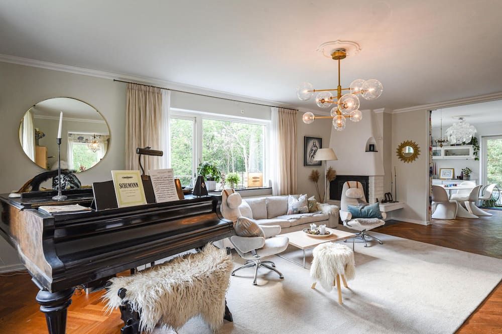 Stunning home in Göteborg with sauna - غوتنبرغ (السويد) - غرفة معيشة