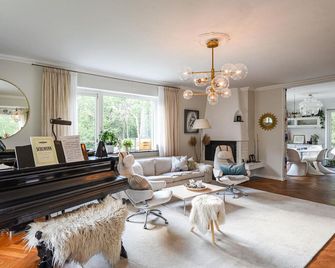 Stunning home in Göteborg with sauna - Gotemburgo - Sala de estar