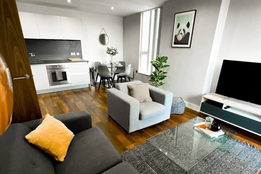 The Panda - Modern 2 Bedroom Apt in Manchester City Centre - מנצ'סטר - סלון