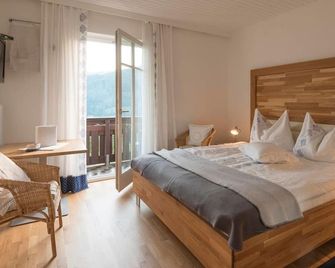 Room 1 | Blaues Herzerl (1-2 nights) - Kleinhofers Himbeernest - Anger - Schlafzimmer