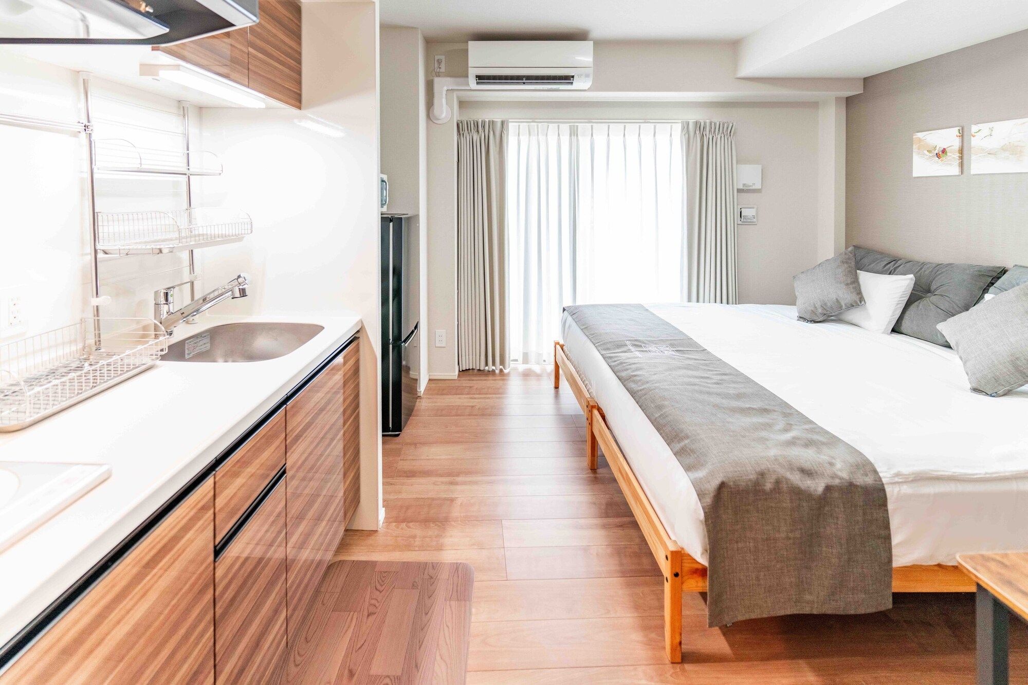 Shinkou House UE - Newly Built Secure and Hypoallergenic - אוסקה - חדר שינה