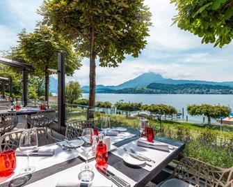 Hotel Hermitage - Lucerne - Patio