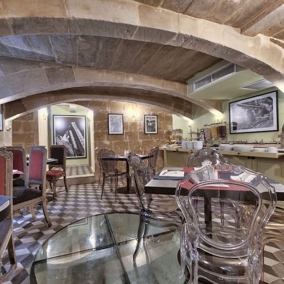 Restaurant view of Palazzo Consiglia - Ik Collection