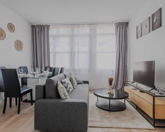 Modern Apartment - 2br-6p- Levallois-Perret - Levallois-Perret - Sala de estar