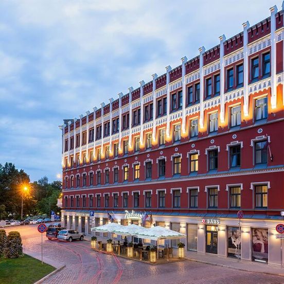 Building view of Radisson Hotel Old Town Riga