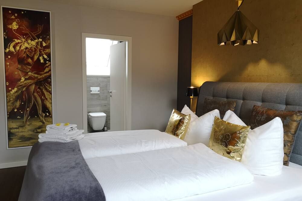Holiday house at the lake PetsArtRaft Golf Bathing lakeCanoeIdyll - Crivitz - Schlafzimmer