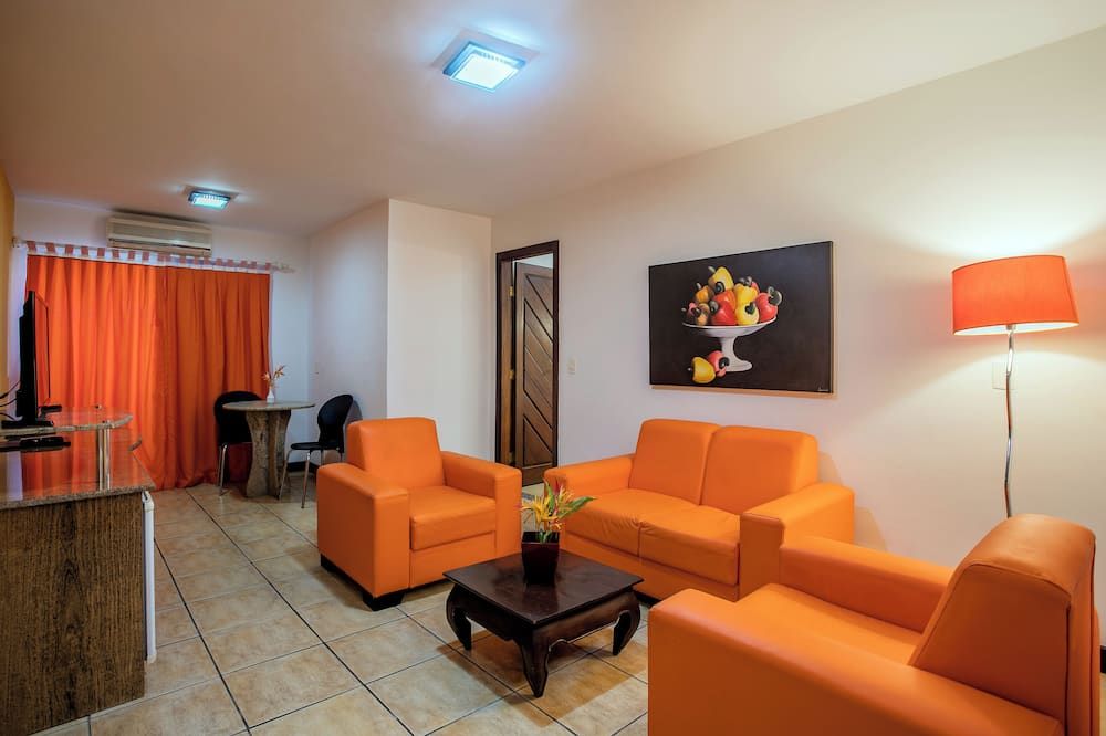 بريسا دا برايا بارك هوتل - بورتو سيغورو - غرفة معيشة