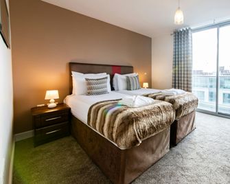 The Spires Serviced Apartments Birmingham - Birmingham - Bedroom