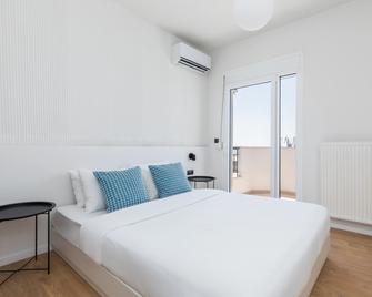 Celine by halu!, Spacious apartments next to business hub - Thessaloniki - Bedroom
