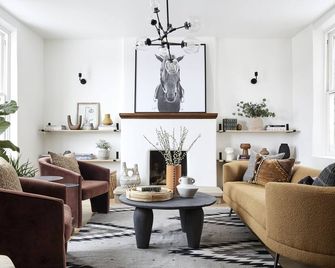 The 'Mila' - Luxury Downtown Hotel Room, 5 min walk to The Plaza - Santa Fe - Lounge