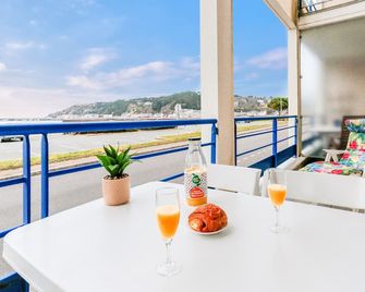 Face mer à 85m plage - appart 2 adultes 2 enfants - Erquy - Balcon