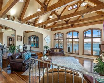 Waterfront Home with Million Dollar Views on Duck Creek - Afton - Living room