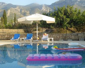 Opulent Villa Escape : Private Crystal - Clear Pool with Breathtaking Views - Ozankoy - Piscina