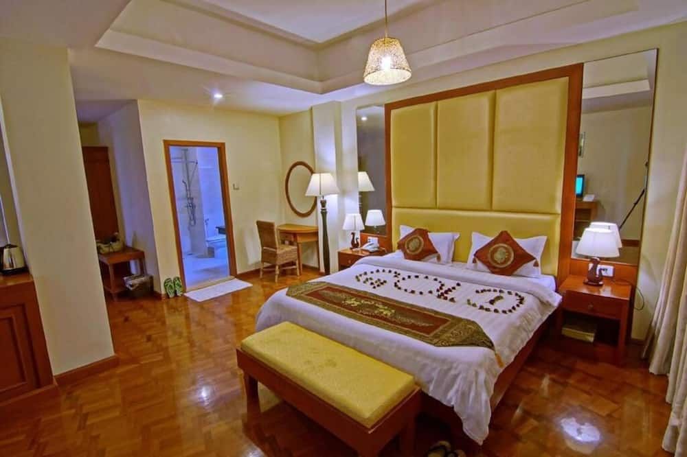 Gold Yadanar Hotel - מנדאליי - חדר שינה