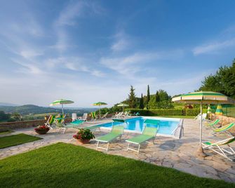 Apartment In Farmhouse Up To 8 Guests With Panoramic Pool.1 Km From The Village - Casole d'Elsa - Pool