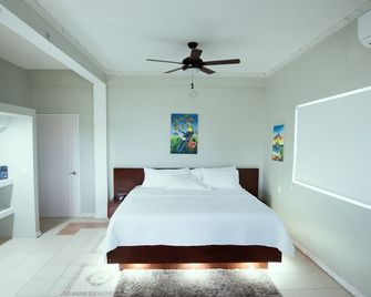 Spacious hotel suites with 8 bedrooms and WiFi, AC in charming Corozal - Corozal - Habitación