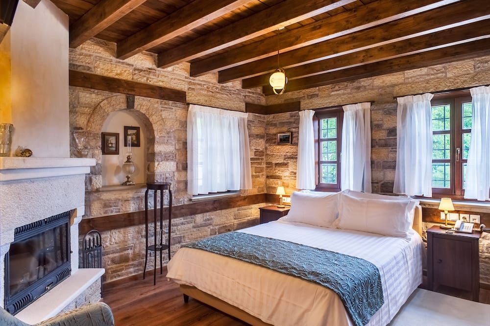 Gioraldi Art Hotel - Ano Pedina - Bedroom