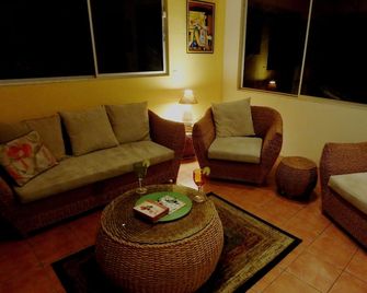 On Sierpe River -Villa Tranquillo...2 Beds,2 Baths Fully Equipped With Aircon - Sierpe - Living room