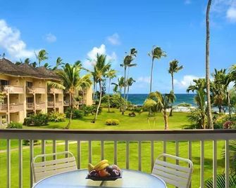 Lae Nani 424, Beachfront Condo, Centrally Located on Kauai's East Side - Kapaa - Balkon