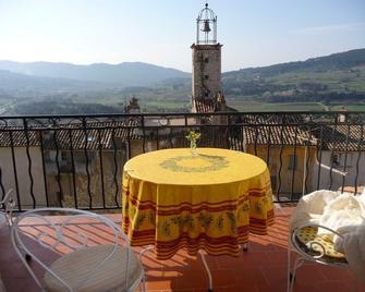Very nice duplex apartment, terrace and panoramic view in a medieval village - La Cadière-d'Azur - Balcony