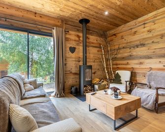 Le Chalet Écureuil et Marmotte - 에느 - 거실