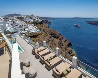 Ira Hotel & Spa - Adults Only - Firostefani - Balkon