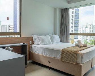 Rooftop 470 - Studios em Boa Viagem por Yolo - Recife - Bedroom