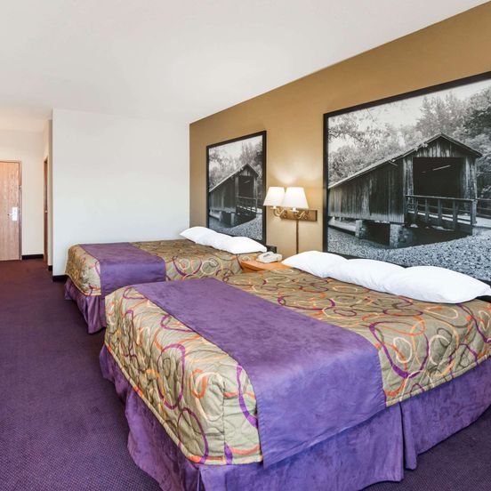 Bedroom view of Super 8 by Wyndham Columbia East