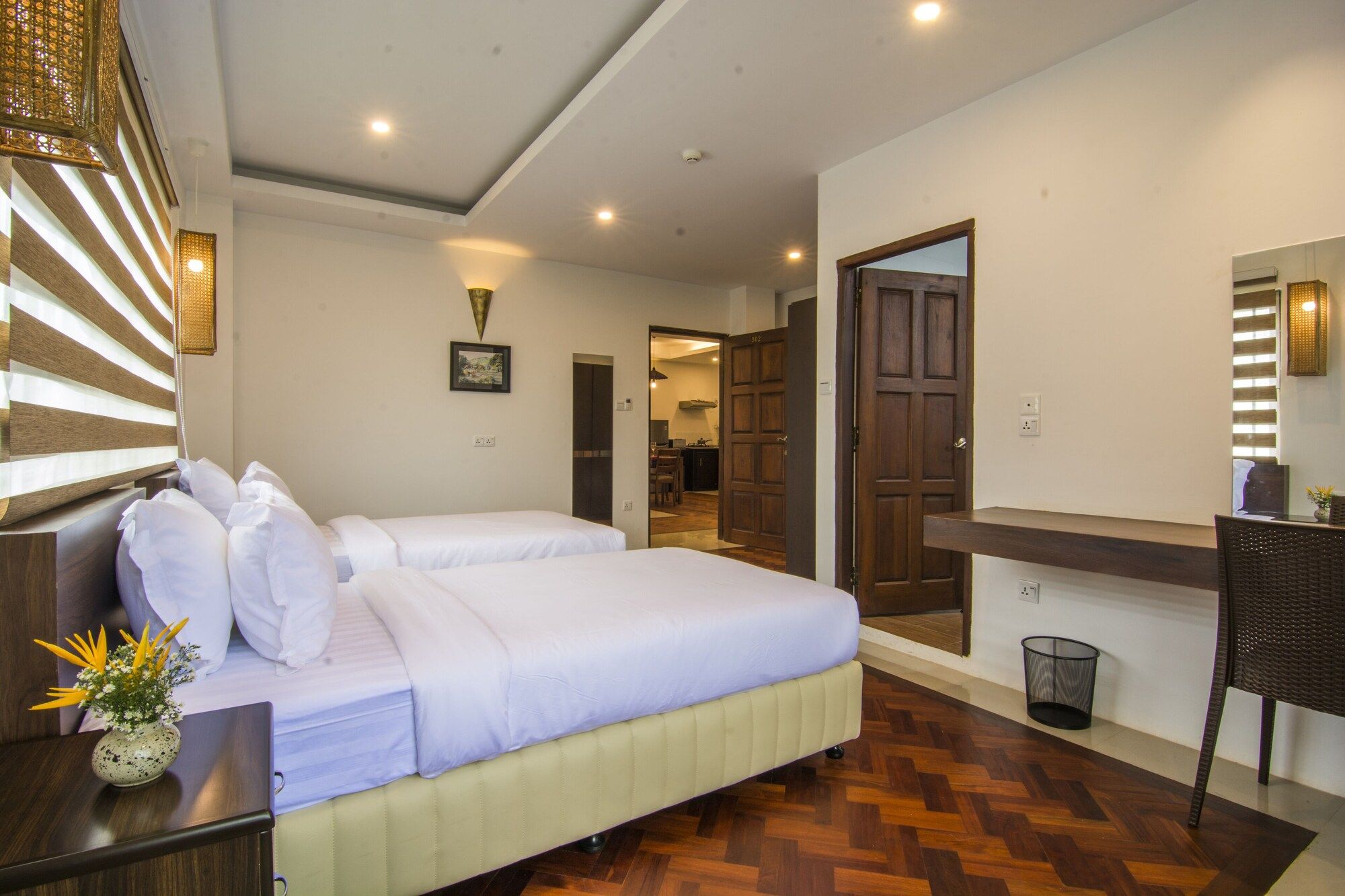 Woodside Inn & Serviced Apartments - Rangún - Habitación