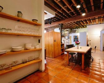 Village dream Loft w/ huge separate office, piano, full floor, plants 3500 sq ft - New York - Dining room
