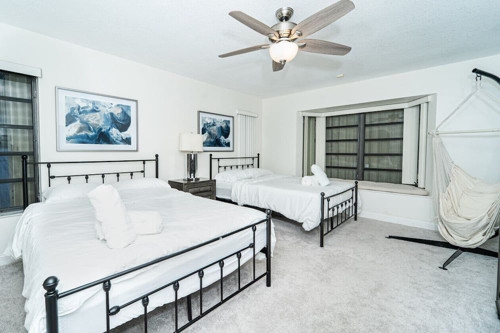 Waterfront Villa Heated Pool Spa Walk To Beach - فورت لاودردال - غرفة نوم