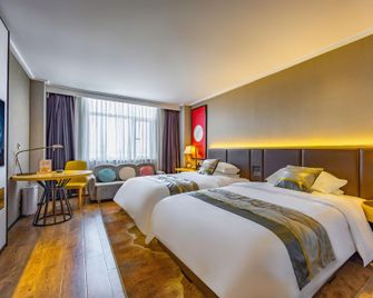 Yicheng Hotel (Dagang Wanda Plaza Branch), Binhai New Area, Tianjin - 톈진 - 침실