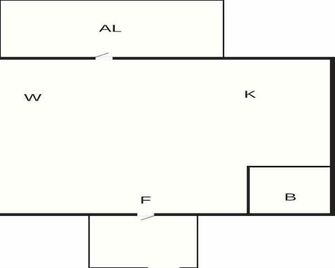 2 Person Holiday Home in Ödeshög - Ödeshög - Floorplan