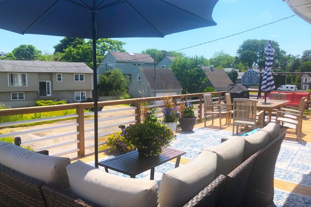 Balcony view of Private Sanctuary in Stonington Boro - Stunning Coastal Views - Boaters Paradise