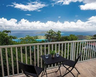 Ocean and Magens Bay View @ NorthStar Escape - סנט תומאס - מרפסת