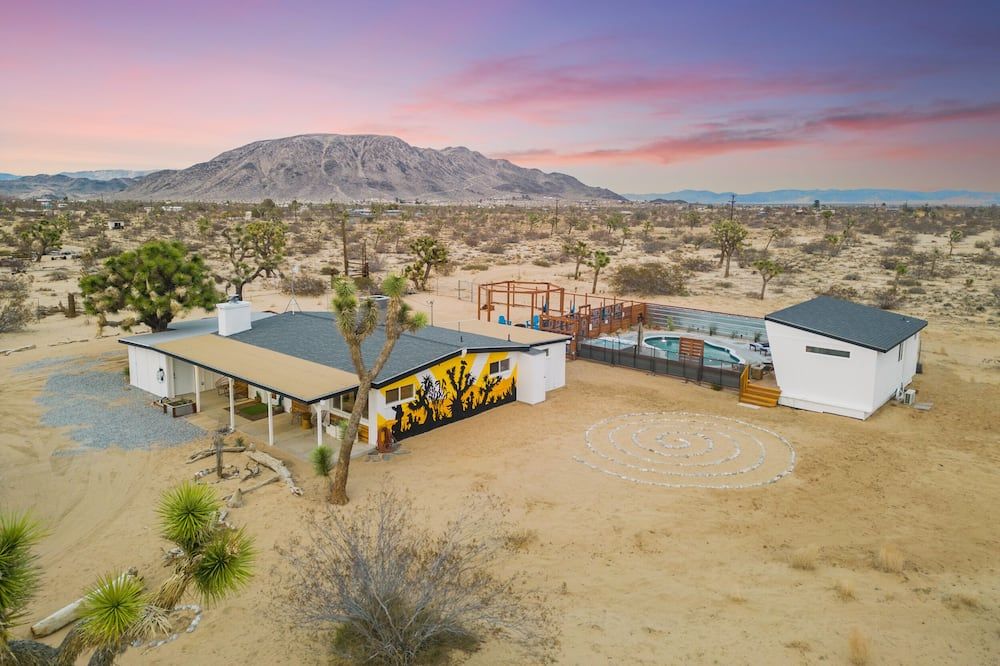 Building view of Finca Tecolote Retreat / Pool And Spa On 5 Acres Surrounded By Joshua Trees