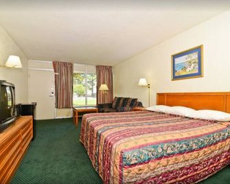 Americas Best Value Inn Wilson - 1 King Bed Smoking (Ground Floor) - Wilson - Bedroom