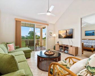 Big Island Fairway Villa I-33 2 Bedroom Condo - Waikoloa Village - Sala de estar