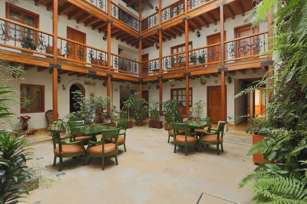 سانتا لوشيا هوتل بوتيك سبا - بوغوتا - شرفة مرصوفة