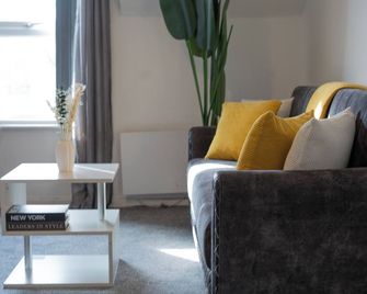 Modern 3-Bedroom Apartment Near Manchester City Centre - Mánchester - Sala de estar