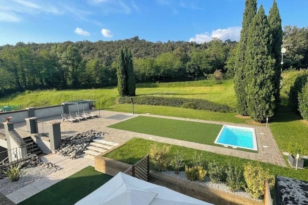 Villa Valle Franciacorta - Yellow Apartment with Pool, Garden and Solarium - Rodengo-Saiano - Piscina