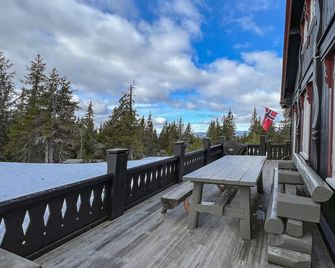 Nice Home In Sjusjøen With Wifi - Sjusjøen - Balcony