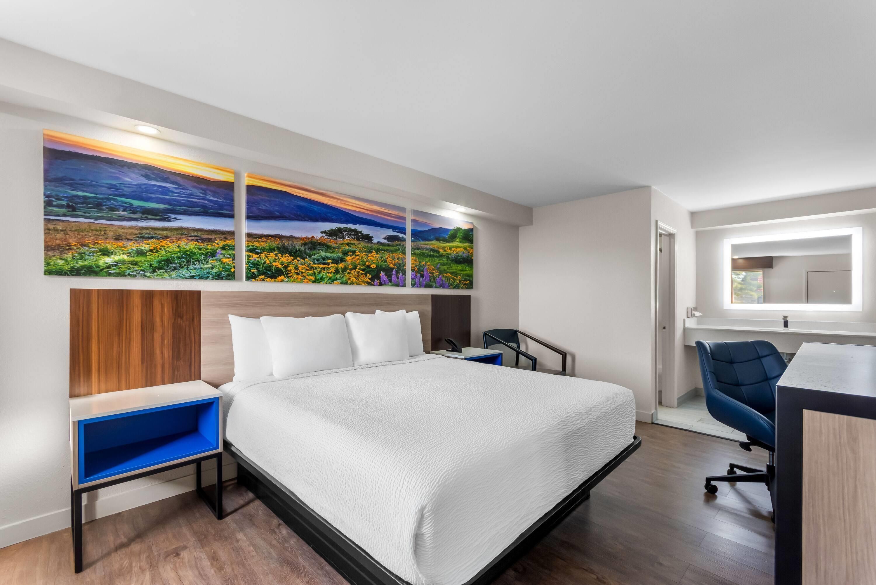 Days Inn by Wyndham Indianapolis East Post Road - אינדיאנאפוליס - חדר שינה
