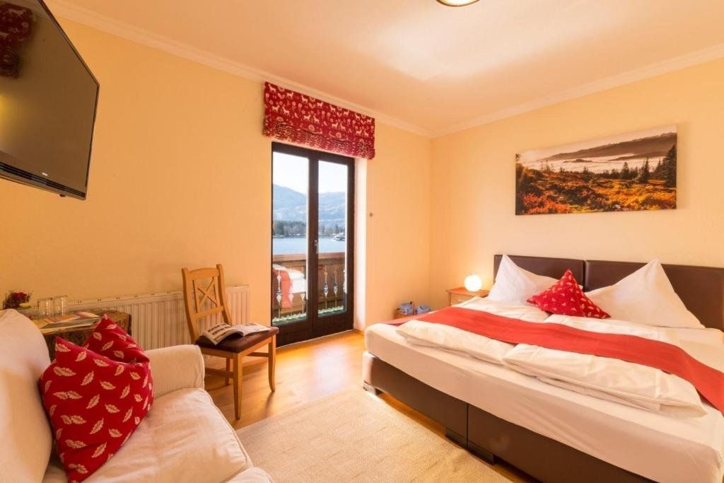 Hotel Seehang Garni - Sankt Wolfgang im Salzkammergut - חדר שינה