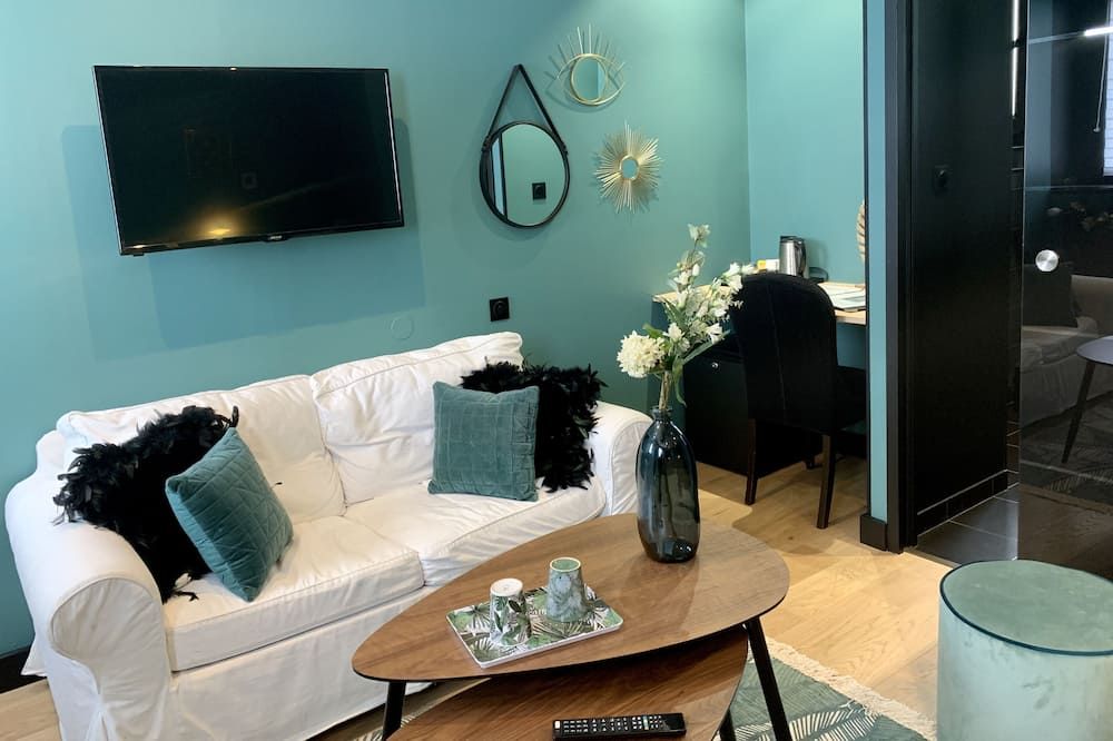 هوتل بي كوتيدج - لو توكيه - غرفة معيشة