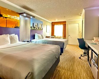 Quality Inn & Suites Los Angeles Airport - LAX - אינגלווד - חדר שינה