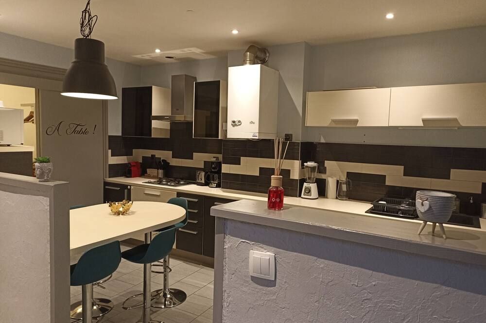 Le Sunshine, 5 Chambres, Wifi Et Parking - Le Coteau - Küche