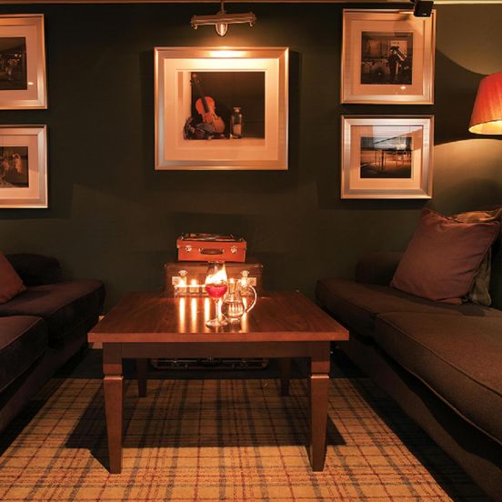 Living room view of Hotel Du Vin Edinburgh