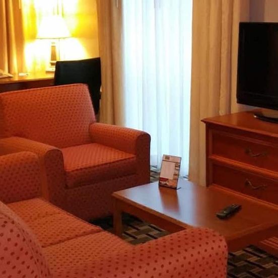 Living room view of Extended Studio Suite Hotel