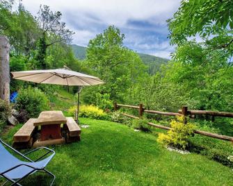 Holiday Apartment \'Bnb Mont Mars Chambre Du Berger\' with Mountain View - Fontainamore - Patio